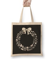 Breaking Bad Christmas Wreath Pattern Bez Çanta Uzun Saplı
