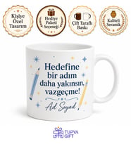 LGS Hazırlık Başarılar Dileriz Motivasyon Kupası Hediye Bardak Özel Tasarım
