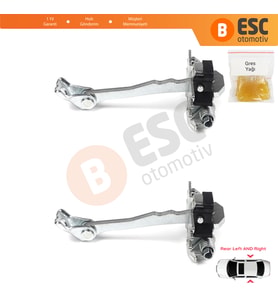 Renault Fluence Megane MK3 4/5 Kapı  824306303R İçin 2 EA Arka Sağ ve Sol Kapı Gergi Yayı
