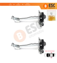 Renault Fluence Megane MK3 4/5 Kapı  824306303R İçin 2 EA Arka Sağ ve Sol Kapı Gergi Yayı