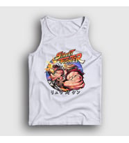 Presmono Unisex Beyaz Ryu Vs Ken V3 Street Fighter Atlet 411428tt