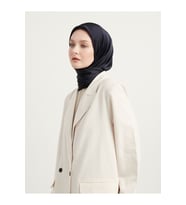 Şaless Tesettür Kadın Janjan-janjanlı Krinkıl Abiye Eşarp-inci Beyazı- 100x100cm (Nefti)