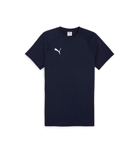 Puma TeamEvostripe Tee Erkek Günlük Tişört 65995306 Lacivert