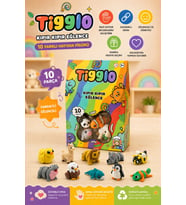 Tigglo 10’lu Sürpriz Mini Hayvan Figür Seti – Renkli Oyuncak Hareketli, Koleksiyonluk Figürler