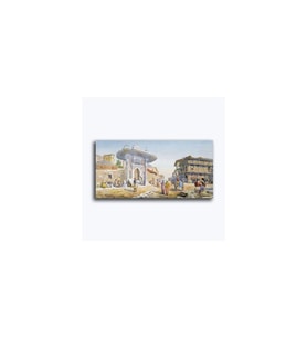 DBSanatevi Ayasofya'ya Giriş Konstantinopolis Claude Hamilton Rowbotham Tablo 50 X 50 Cm