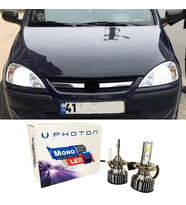 Opel Corsa C Led Xenon Kısa Far Ampulü H7 Mono Yeni Seri Beyaz 2000-2006