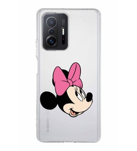 Xiaomi  Mi 11T  Kamera Korumalı Kapak Minnie Mouse Tasarımlı Şeffaf  Kılıf