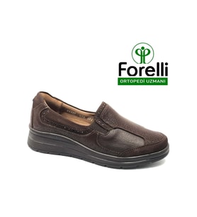 Forelli Faye Hakiki Deri Ortopedik Comfort Kadın Casual Ayakkabı