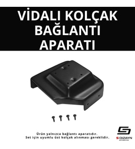 Hyundai i20 ABS Vidalı Kol Dayama Kolçak Alt Adaptör 2014-2020 A+Kalite