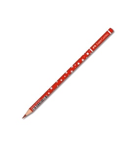 FABER CASTELL BAŞLIK KALEMİ YILDIZ KIRMIZI KALEM