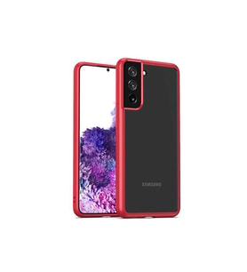 Galaxy S21 Plus Kılıf Zore Hom Silikon Kılıf (Kırmızı)