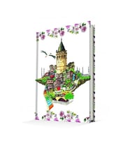 DEFFTER FANTASTIC İSTANBUL / GALATA 14x20 SERT KAPAK 96 YP. ÇİZGİLİ DEFTER