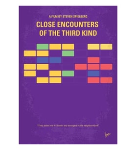 No353- Encounters Of The Thırd Kınd Tablo Ahşap Poster Dekoratif