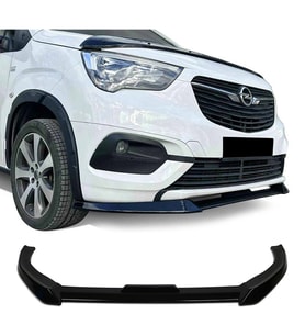 Opel Combo Ön Lip Plastik Parlak Siyah karlık-ön-ek-bodykit 2019 2020 2021 2022 2023 2024