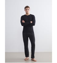 LC WAIKIKI Siyah Standart Kalıp Erkek Pijama Alt