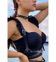 Mulvxbrf Brf02 Deri Choker Ve Kemer Harness Takım - Brf632 (Mulvix)