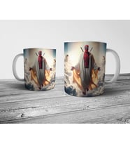 Pixxa Deadpool Marvel Jesus Kupa Bardak Model 3