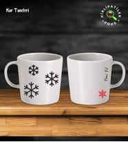 KirliPatiler Taş Kupa Fincan Üzeri Yeni Yıl Noel Baskılı (Model 4)