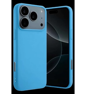 iPhone 17 Pro Nano içi Kadife Silikon - Mavi