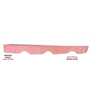 TENTE Salıncak Tentesi Gölgelik 3 Kişilik Tente Gölgelik 200x130 CM-GÜL KURUSU