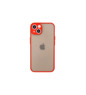 iPhone 14 Kılıf Montreal Silikon Kapak - Kırmızı