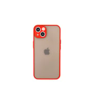 iPhone 14 Kılıf Montreal Silikon Kapak - Kırmızı