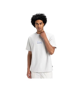 Quiksilver Mercury Chrome Lightning Tee Erkek Günlük Tişört EQYZT08016-32120 Gri