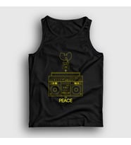 Presmono Unisex Siyah Peace Wu Tang Clan Atlet 304067tt