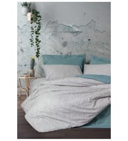 Cotton Box Petite Ranforce Lastik Çarşaflı Çift Kişilik Nevresim Takımı June Mint