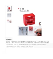 Ceta Form Fx-Md Mıknatıslama Aleti 51X49X29