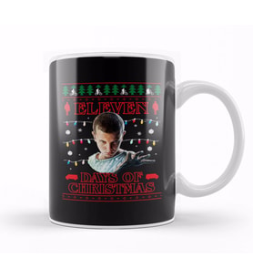Stranger Things Eleven Days Of Christmas Knit Kupa Bardak Porselen