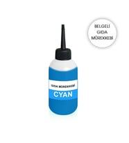 CANON/HP Uyumlu 100 ML. Muadil Mavi Gıda Mürekkep
