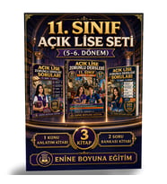 11. Sınıf Açık Lise Seti – 5. ve 6. Dönem Zorunlu Dersler 3 Kitap