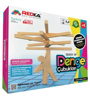 Ahşap Denge Çubukları - Ahşap Oyuncaklar - Ahşap Denge Oyunu - Redka Denge Çubukları