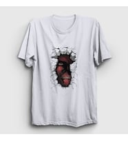 Presmono Unisex Beyaz Wall Anime Attack On Titan T-Shirt 124938tt