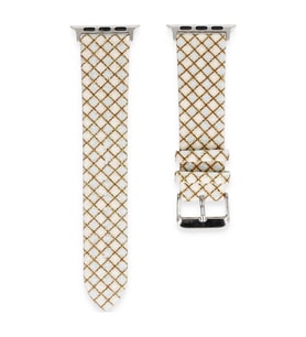 Apple Watch 38mm Karo Motif Kordon - Mavi