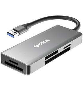 Type C ve USB3.0 to CF/SD/M2 Ngff/Micro SD/MS 5 in 1 Metal Kart Okuyucu