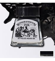 Winsor & Newton Drawing Ink Çizim Mürekkebi 030 Black Indian Ink 