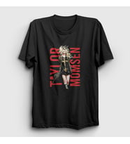 Presmono Unisex Siyah Taylor Momsen The Pretty Reckless T-Shirt 388930tt