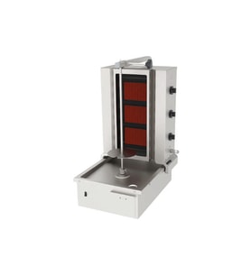 Atalay ADGC-3-A Döner Makineleri Gazlı Camlı Alttan Motorlu Hareketli - 3 Radyanlı - 220 V