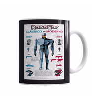 Robocop 02 Kupa Bardak Porselen