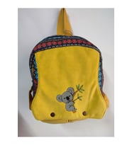 Koala Nakışlı Etnik Otantik Bohem Sırt Çantası (Koyu Turuncu)
