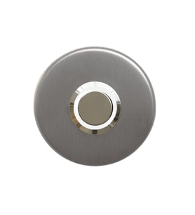 LOCKWAY Z-101B Paslanmaz Tek Kontak Zil Butonu Beyaz Led