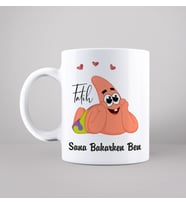 Sana Bakarken Ben (Peterick) Tasarımlı Kupa Kişiye Özel