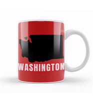 Washington art Kupa Bardak Porselen