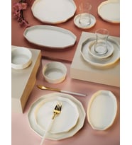 Aryıldız Ar248904 Sc Amber White Porselen Kahvaltı Takımı 32 Parça