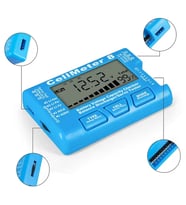 Ayt Powermaster PM-26959 Pil Kapasite Voltaj Test Cihazı RC 1-8S Lipo Lityum NIMH Polimer Pil Doluluk Göstergesi Aleti