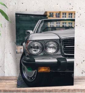 BK Gift Klasik Araç Tasarımlı Dekoratif Mini Kanvas Tablo 15x20cm-14