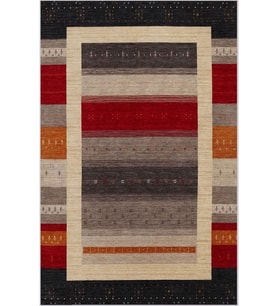 Eliana Home Baskılı, Yıkanabilir Kaymaz Taban Salon Halısı LNA0373 100x150 cm (Kırmızı)