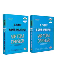 Editör Yayınları 8.Sınıf VIP Tüm Dersler Konu ve Soru Seti 2 Kitap
